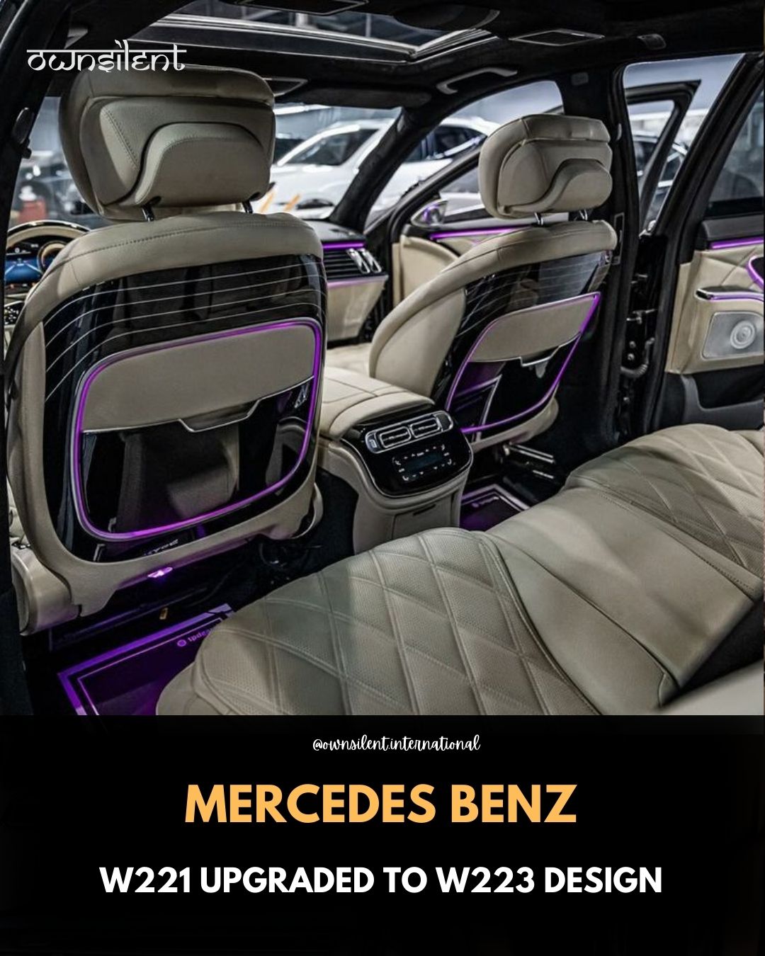Mercedes-Benz W221 Interior Exterior Facelift To W223 Body Kit Own Silent International LIMITED    