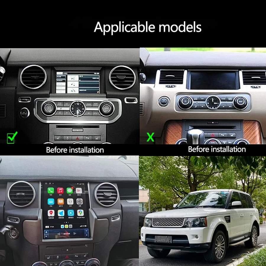 Land Rover Discovery 4 LR4 L319 2009-16 Android Carplay Tesla Screen