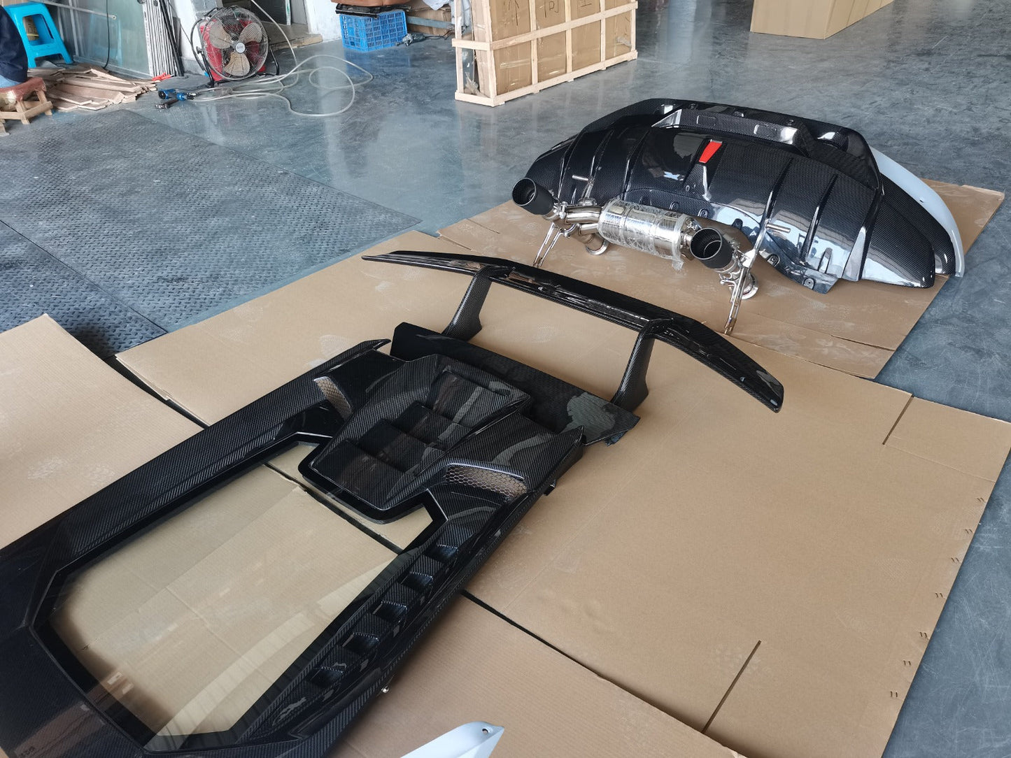 DRY carbon fiber performante LP640-4 body kit for HuracanL P610 LP580/  Huracan Spyder