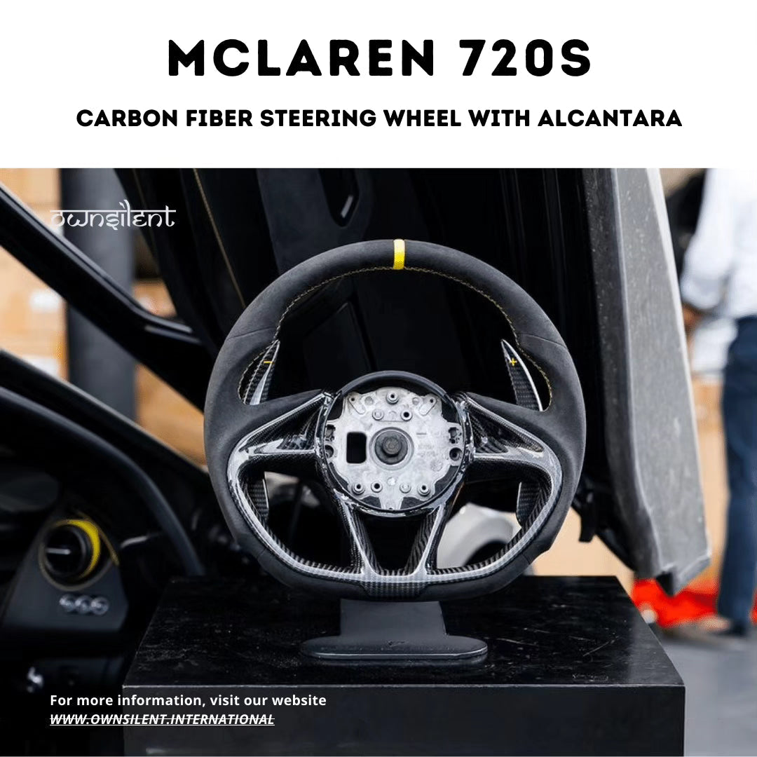 McLaren 720S Custom Steering Wheel  Carbon Fiber