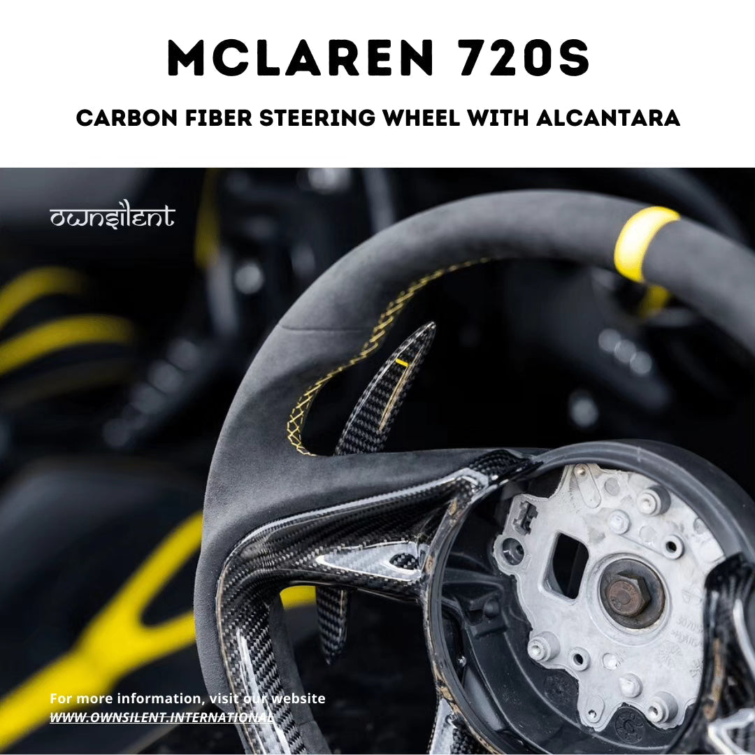 McLaren 720S Custom Steering Wheel  Carbon Fiber