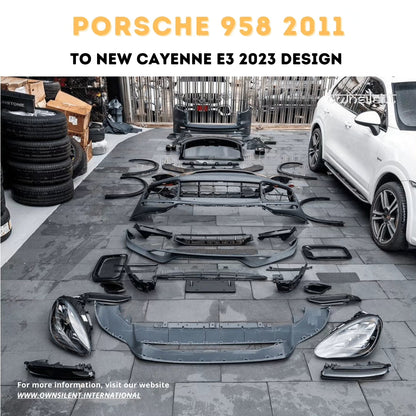 Porsche Cayenne 958 to E3 2023 Conversion Kit