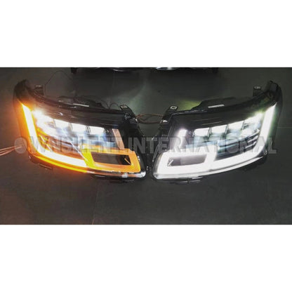 FULL LED HEADLIGHTS FOR LAND RANGE ROVER IV VOGUE SUV L405 (2013-2017) CONVERSION TO 2018-UP