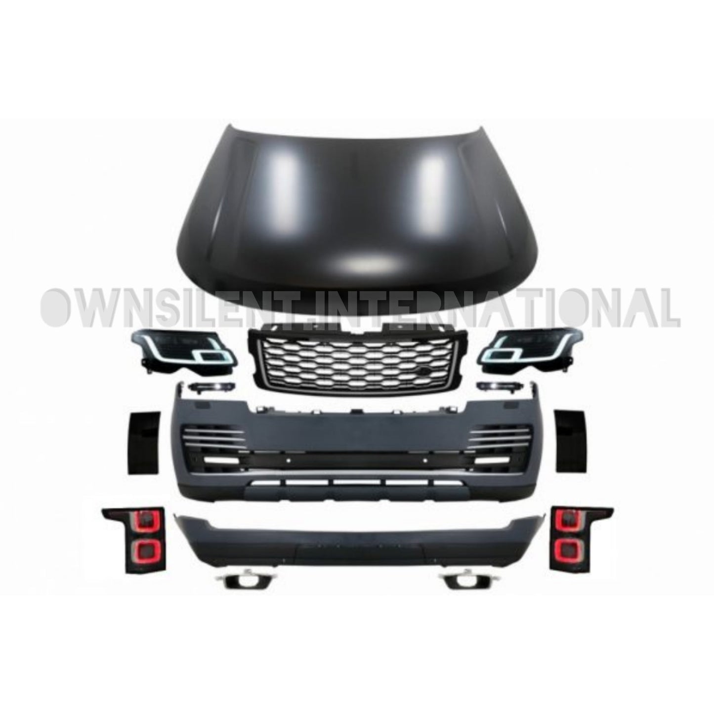 Complete Conversion Body Kit for Land Rover Range Rover IV Vogue SUV L405 (2013-2017) to 2018 Model