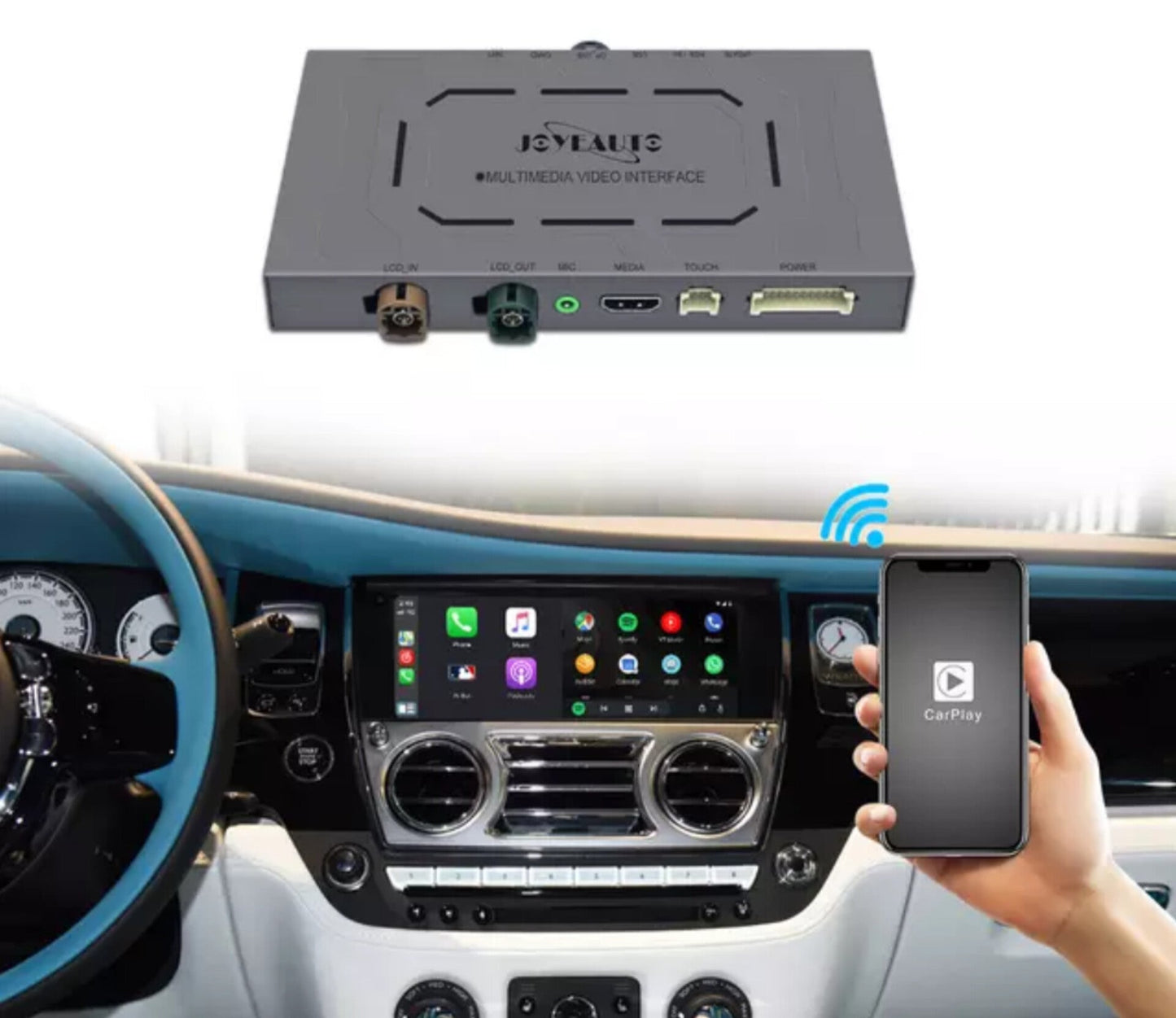 Wireless Apple Carplay/Android Auto Solution for Rolls Royce