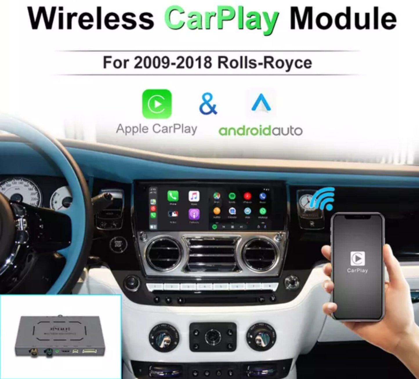 Wireless Apple Carplay/Android Auto Solution for Rolls Royce