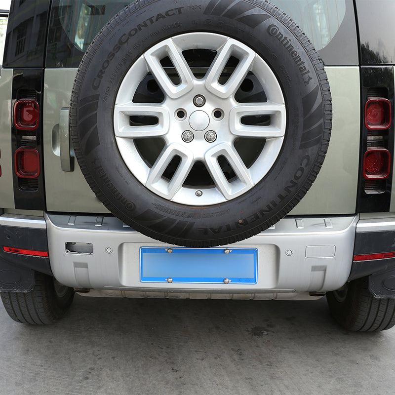 Car Styling For Land Rover Defender 110 2020-2022 Tail Rear Outer Bumper Protector Trim Door Sill Scuff Cover Plate