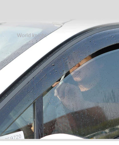 Car Windows Vent Visor Deflectors Hatchback Protection Wind Guard Sun Rain Visors Cover For Land Rover Defender 90 110 2020-22