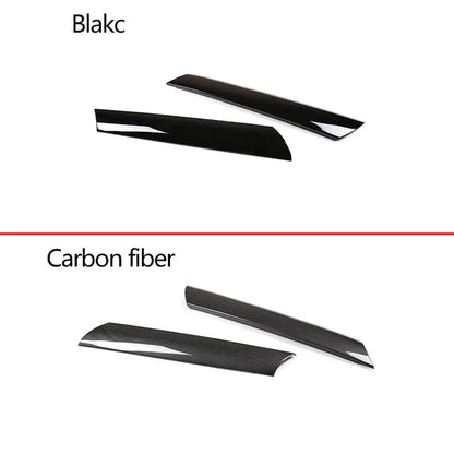 ABS Carbon Fiber/Black Car Exterior Front Windshield Glass A-Pillar Trim For Land Rover Defender 90 110 2020-22 Car Accessories