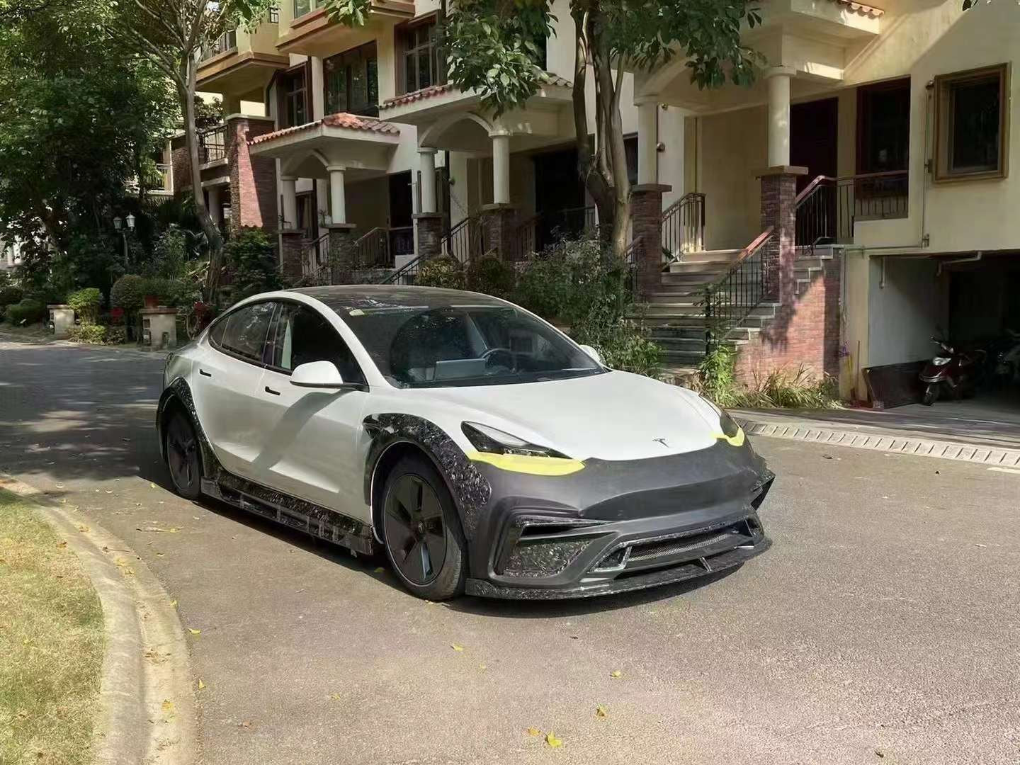 Tesla Model 3 Forged Carbon Fiber Body Kit