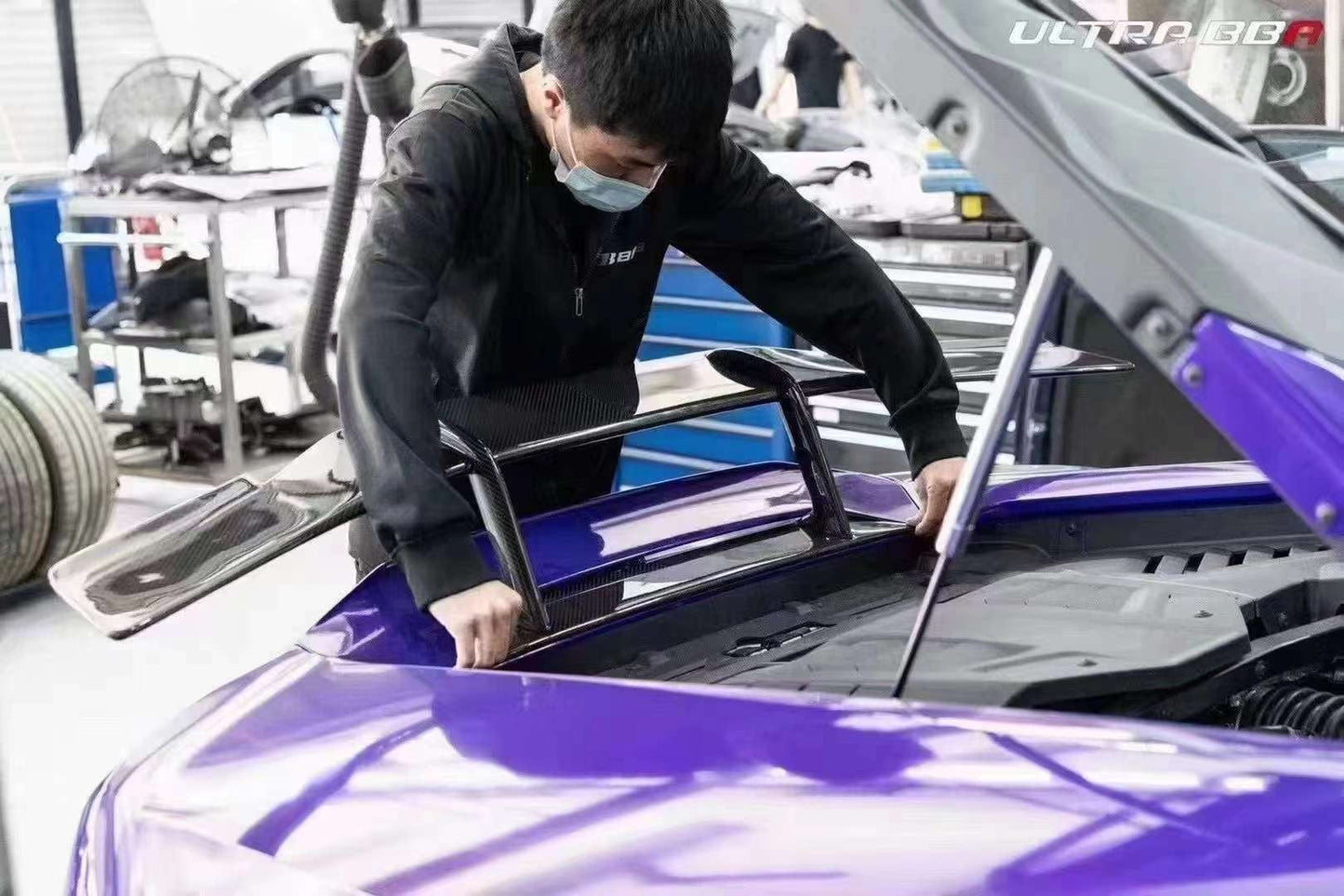 Lamborghini LP610 / EVO Novitce Tailfin
