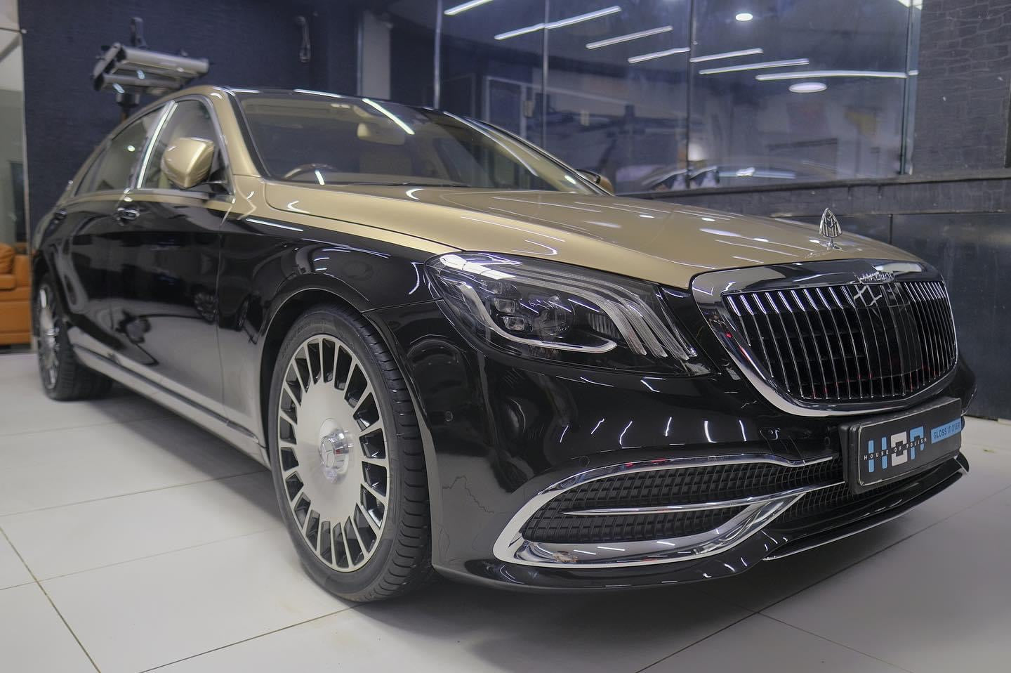 MAYBACH Style Bodykit Upgrade Facelift For 2014-2020 Mercedes Benz S-Class W222