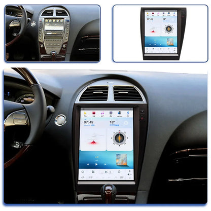 12.1” Tesla Screen Lexus ES ES240 ES250 ES300 ES330 ES350 Android 12 CarPlay Navigation