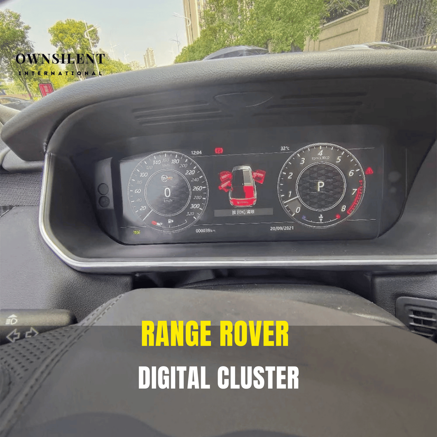 12.3" For Land Range Rover Vogue L405 Sport L494 2013-2017 Android LCD Dashboard Digital Cluster Cockpit