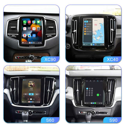 Wireless Apple Carplay For Volvo XC90/XC60/XC40/S90/S60/V60 Full Vertical Screen AI Upgrade