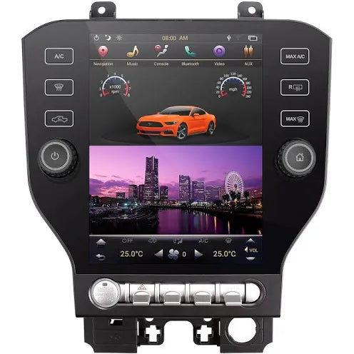 11.4" Fast boot Vertical Screen Ford Mustang 2015 - 2019 Qualcomm Radio Android 11