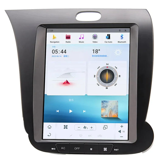 Kia K3 10.4” Android CarPlay Navigation Qualcomm Processor Stereo