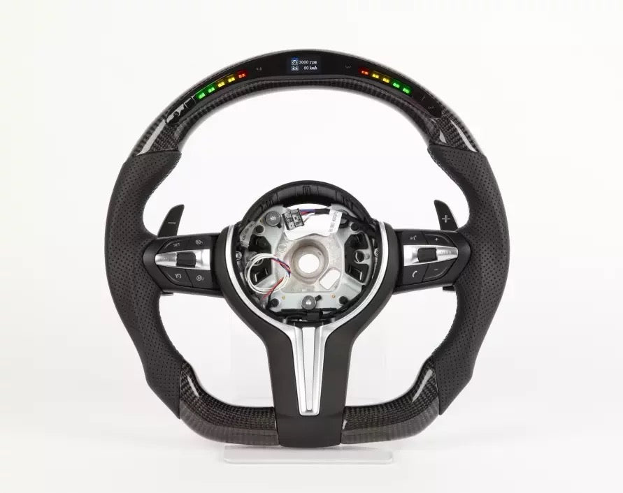 Led Carbon Fiber Steering Wheel for BMW F30 F10 3 Series