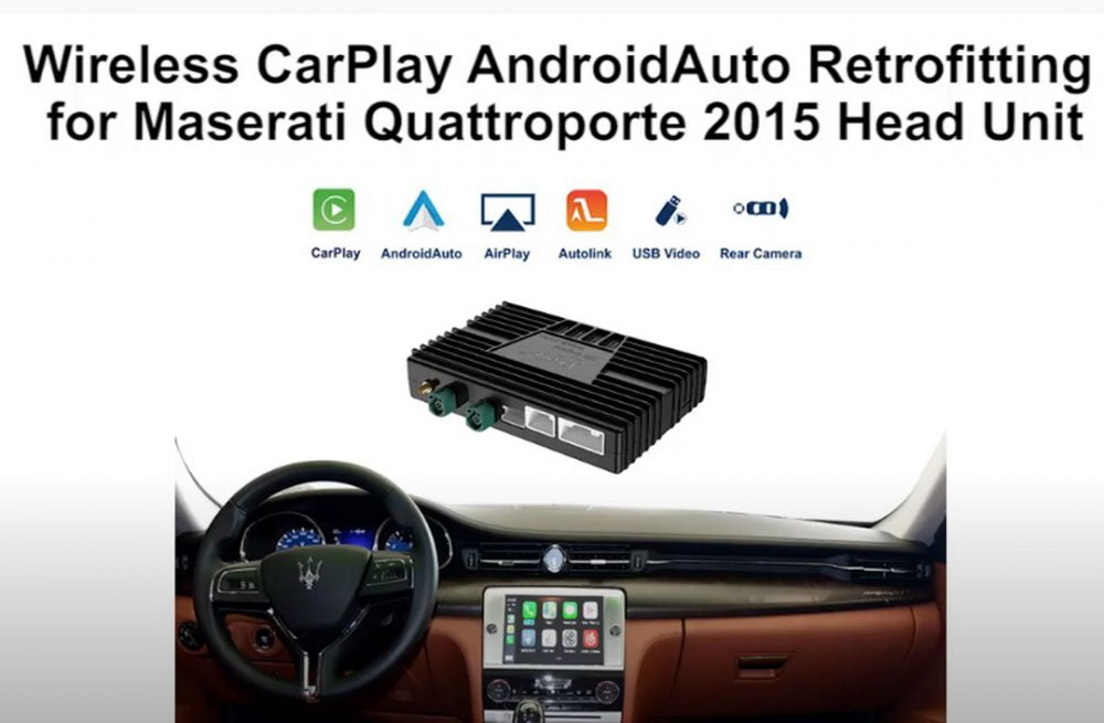Maserati Quattroporte Wireless CarPlay Box