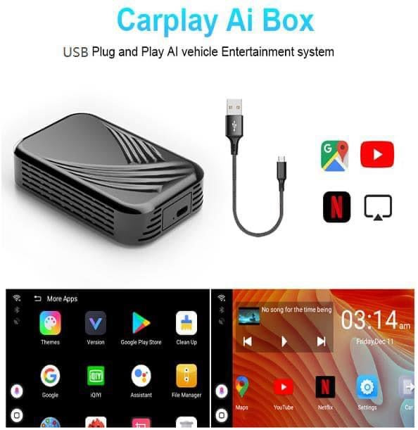 BMW Z4C Android AI CarPlay Box Plug And Play