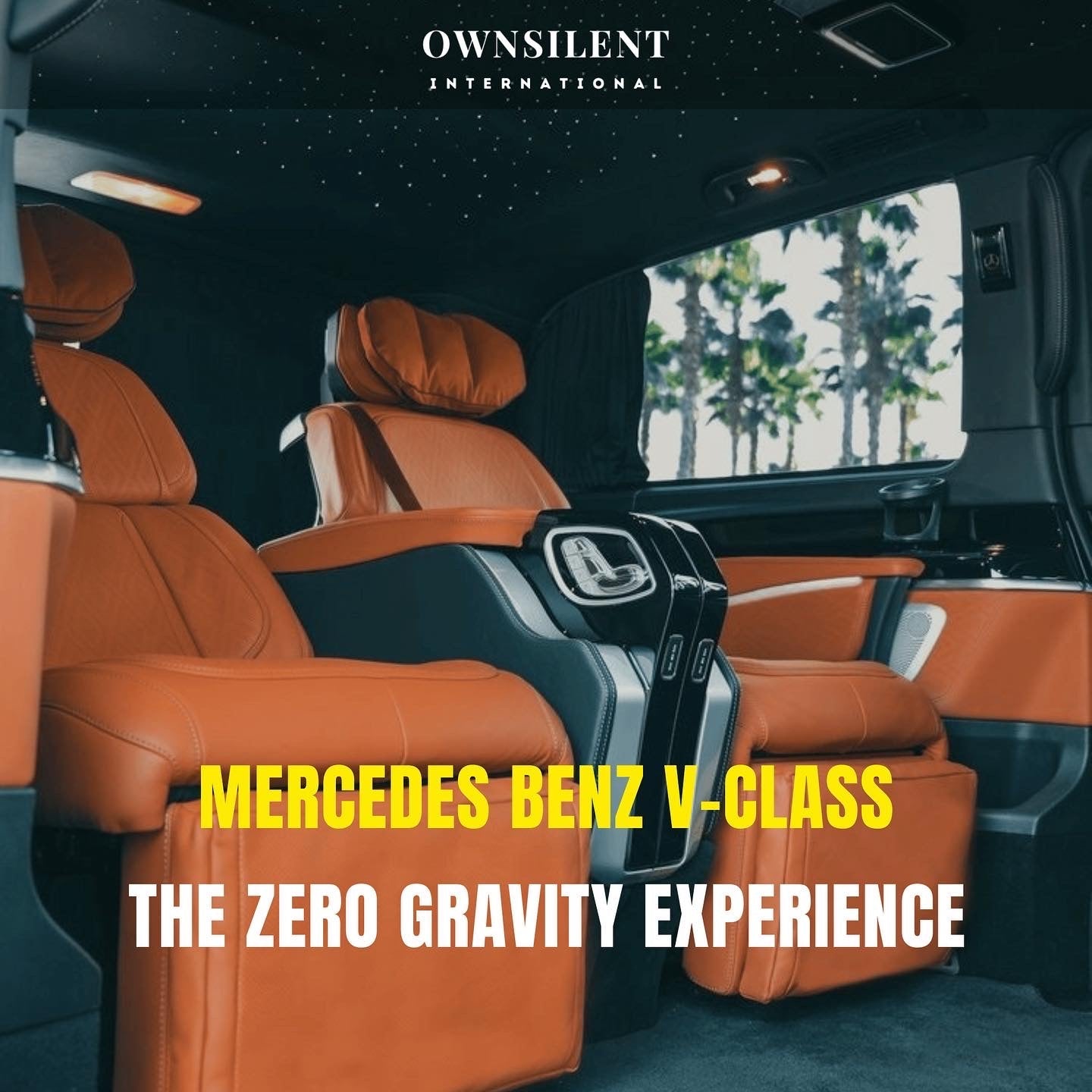 Mercedes Benz V Class Luxury Seats