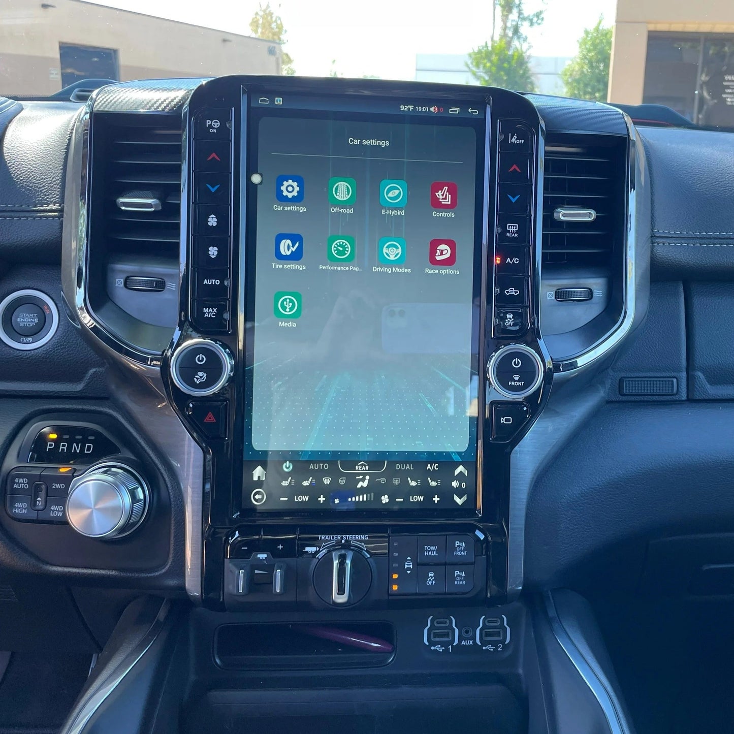 Dodge RAM 13.6” 7862 CarPlay Fast Boot Vertical Android Navigation Stereo 2019-21