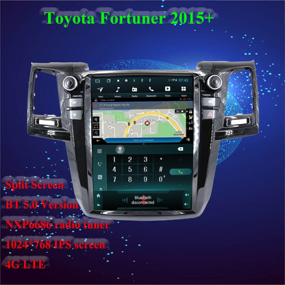 12.1" IPS Touch Screen 4GB RAM 32GB ROM Android Tesla  Player for Fortuner Before 2015