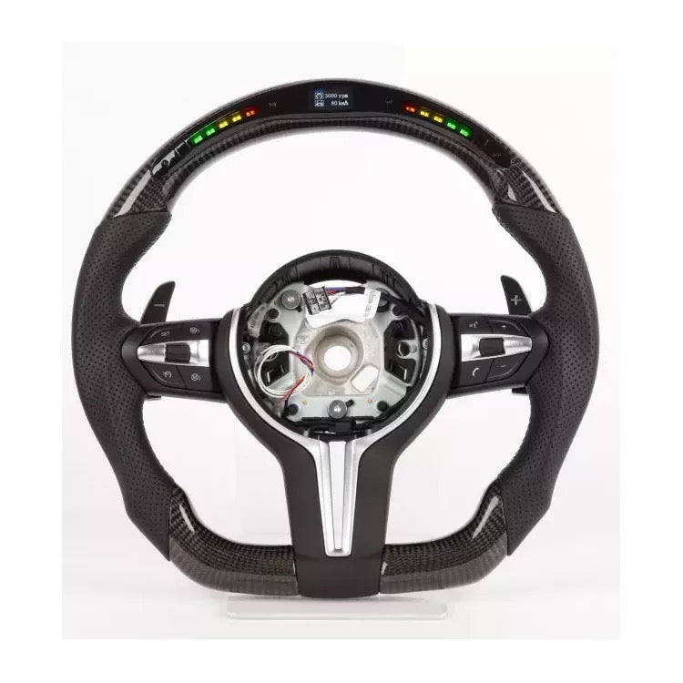 Led Carbon Fiber Steering Wheel for BMW F30 F10 3 Series