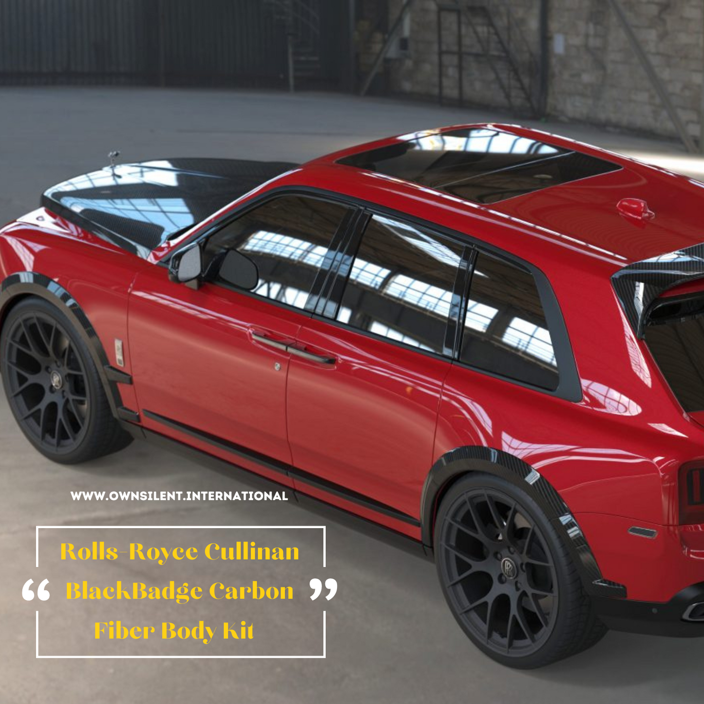 Rolls Royce Cullinan Black Badge Forged Carbon Fiber Wide Body Kit