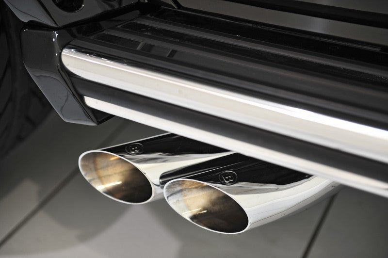 Brabus Valve-Controlled Sports Exhaust for Mercedes Benz G63 AMG – Chrome Exhaust Tips