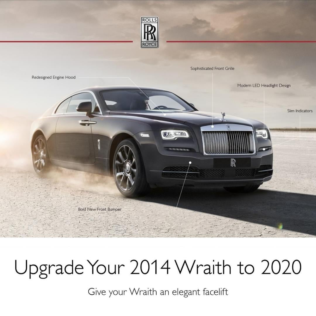 Rolls-Royce Wraith 2013-2017 Headlights & Front Bumper Upgrade