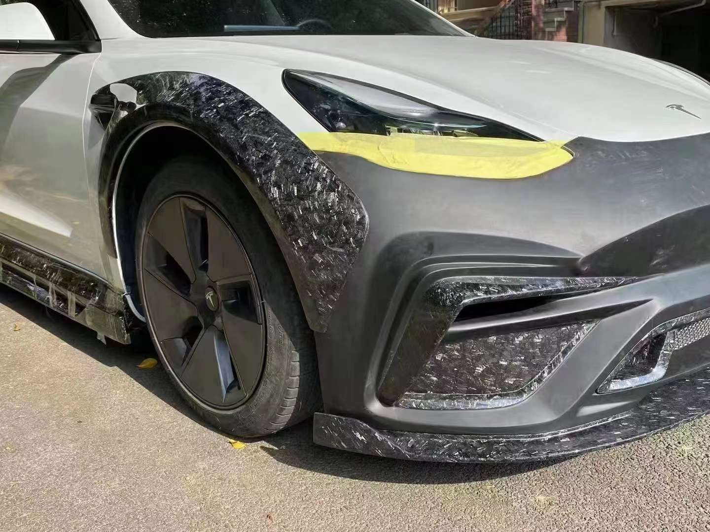 Tesla Model 3 Forged Carbon Fiber Body Kit