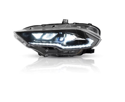 Factory headlights with Welcome and Breathing function Full LED Lens front lamp Assembly 2018 2019 2020 For Mustang
