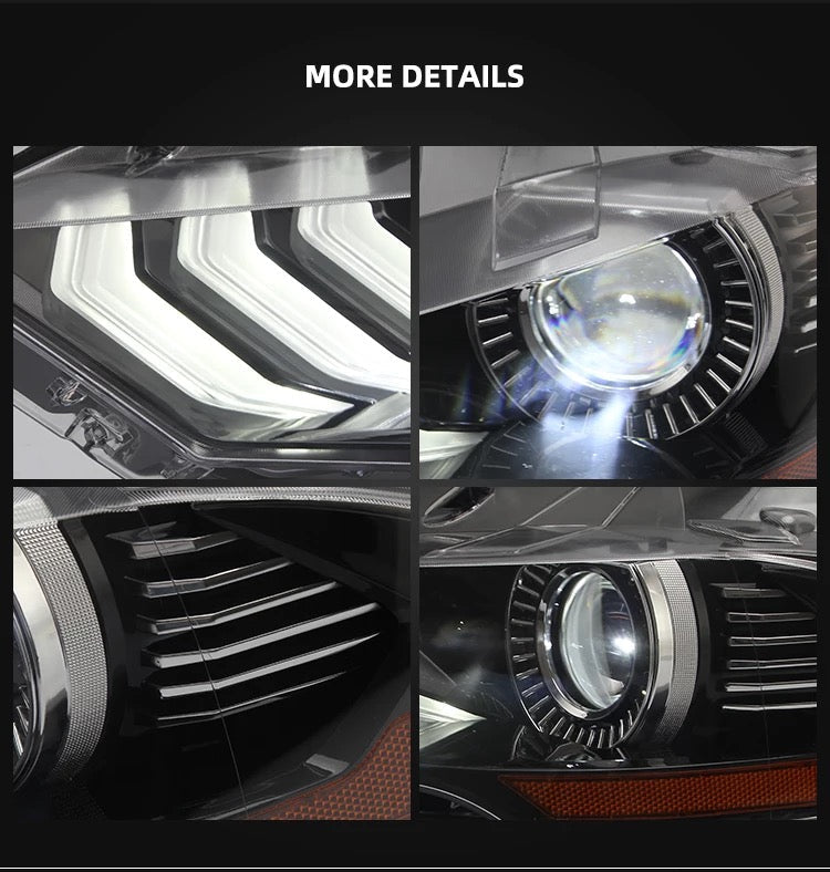 Headlights for 6th generation Ford Mustang