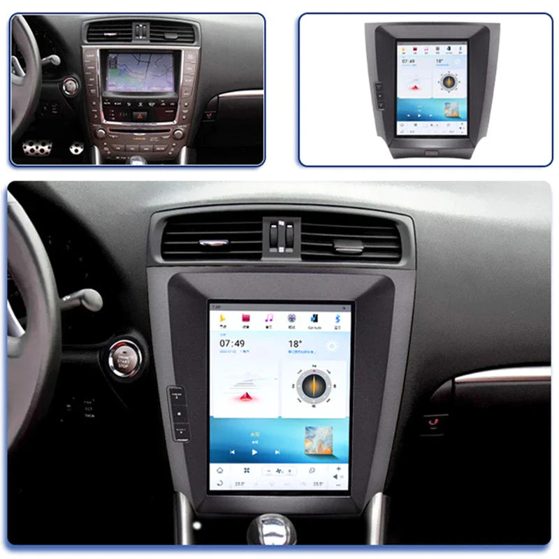 Lexus IS IS200 IS250 IS300 IS350 2006-12 Android CarPlay Stereo 10.4”