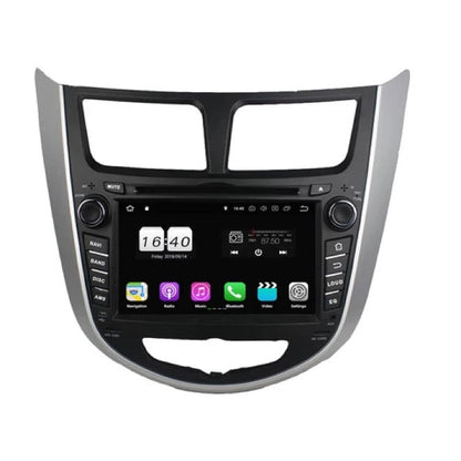7 inch Android 9.0 Car dvd multimedia player stereo car radio GPS navigation  car audio for  HYUNDAI  Verna Fludic Accent 2011-2012