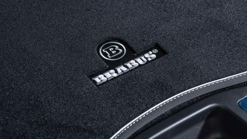 BRABUS GLS 600 Maybach Trunk Mat with Leather Edging