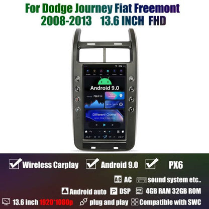 Dodge Journey Fiat Freemont 2008-2013 Stereo Audio Carplay DSP