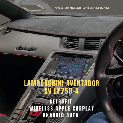 Lamborghini aventador SV LP750-4 Wireless CarPlay Android auto Mirror Link