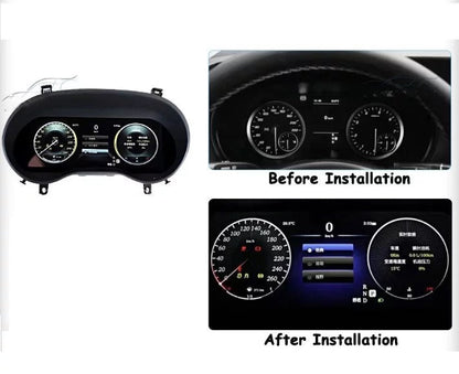 12.3" Auto Dashboard Lcd Display Car Speedometer Oil Gauge Instrument Cluster for Benz Series Vito