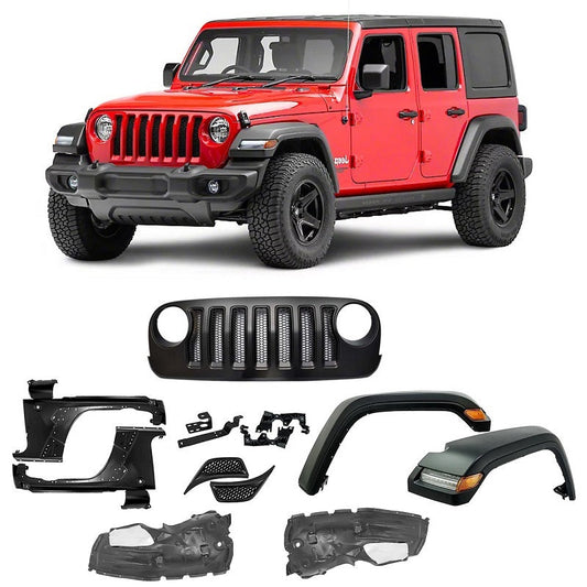 Jeep Wrangler (JK) 2007-2018 Body Kit [Wrangler JL Type]