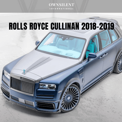 M Style Dry Carbon Fiber Full Set Body Kit For Rolls Royce Cullinan 2018-2019