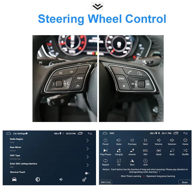 Ford Figo 2019+ Android 12 CarPlay T5 DSP 360• Camera