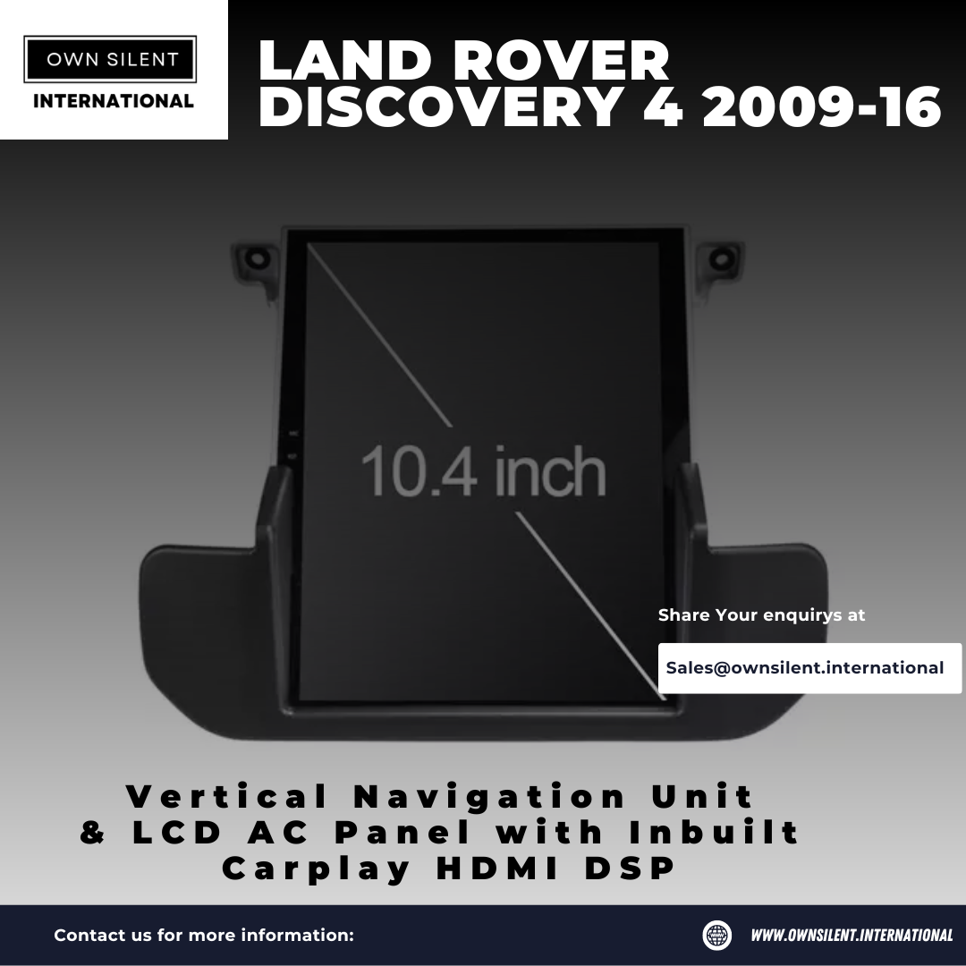 PX6 Vertical GPS Navigation CARPALY DSP System For Land Rover Discovery 4 2009-16