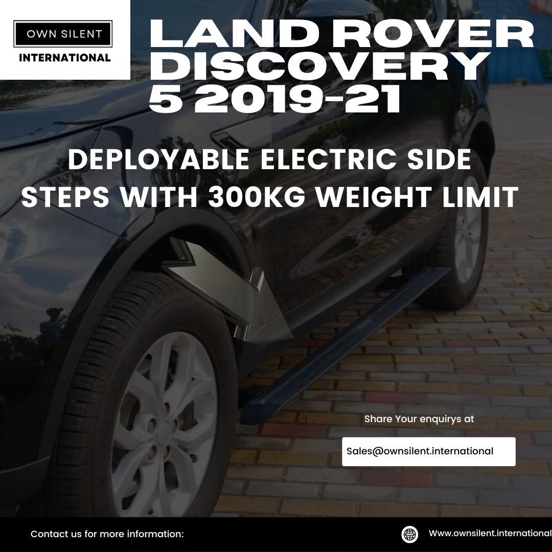 Land Rover Discovery 5 Electric Side Steps with 300kg Limit