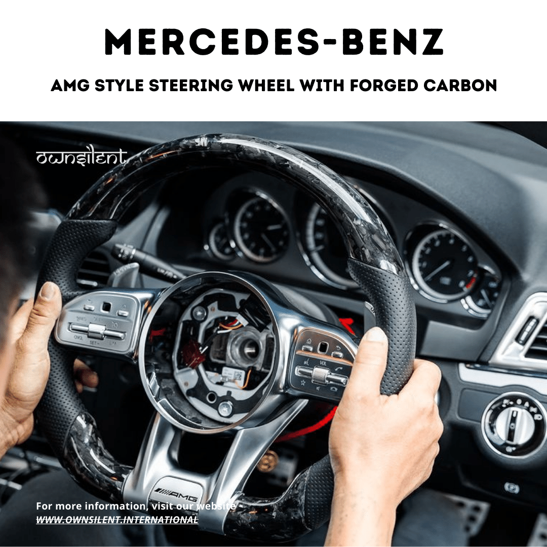 Mercedes-Benz Amg Style Forged Carbon Fiber Steering Wheel For Mercedes-Benz