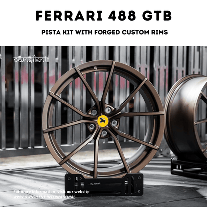 Ferrari 488 GTB Pista Spider Dry Carbon Fiber Facelift Body Kit