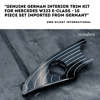 Genuine German Interior Trim Kit for Mercedes W223 W214 - 10 Piece Set