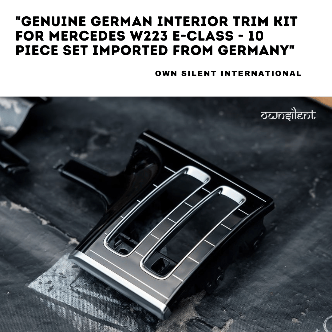 Genuine German Interior Trim Kit for Mercedes W223 W214 - 10 Piece Set